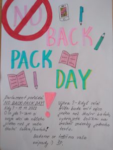 No backpack day